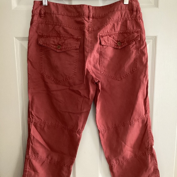 J. Crew City Fit Cargo Linen Blend Capri Pants - Picture 6 of 9